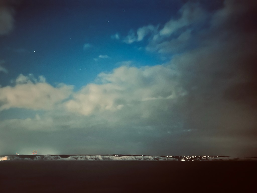 Beautiful view of great island on&nbsp;horizon.